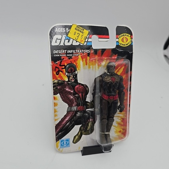 GI‎ Joe 2008 Desert Infiltrators Sand Viper - Sealed - Picture 3 of 6